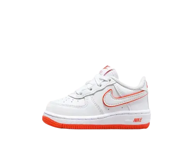 Nike TD Air Force 1 Low "White/Picante Red"