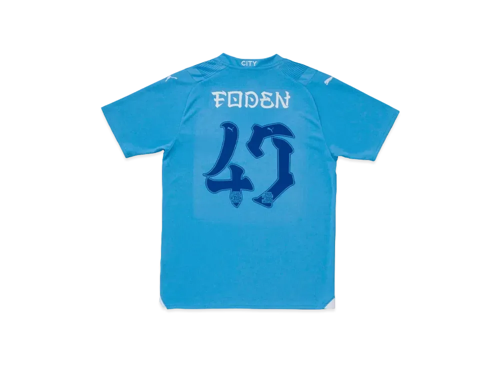 Black Eyepatch x Manchester City FC Men's BEP Home Replica Jersey 47 "Light Blue"