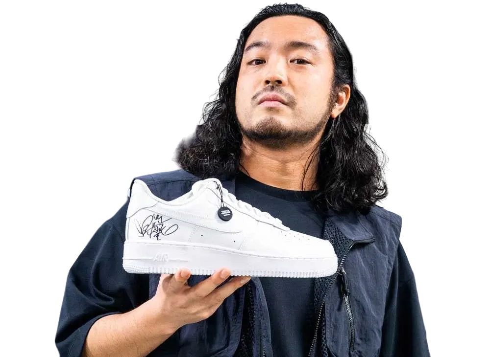 MC TYSON【THE MESSAGE 5】Shoes hand-signed by ジャパニーズマゲ