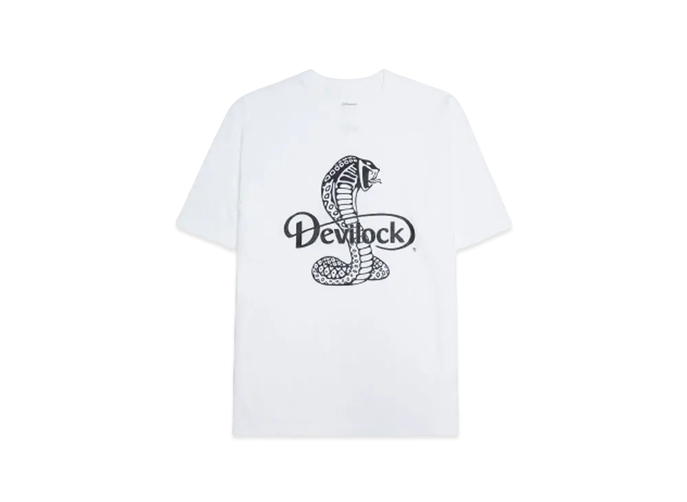 DEVILOCK COBRA LOGO TEE "WHITE"