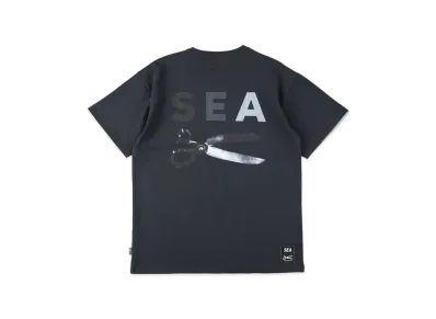 WIND AND SEA x DENHAM Razor Tee "Navy"