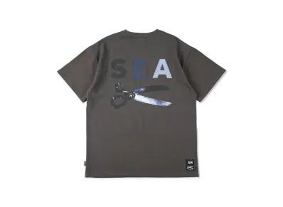 WIND AND SEA x DENHAM Razor Tee "Charcoal"