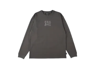 WIND AND SEA x DENHAM Stitch Razor L/S Tee "Charcoal"