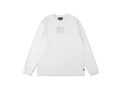 WIND AND SEA x DENHAM Stitch Razor L/S Tee "White"