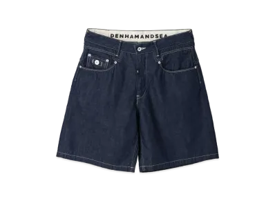 WIND AND SEA x DENHAM Denim Shorts "Indigo"