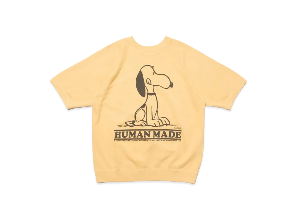 HUMAN MADE Peanuts S/S Sweatshirt #1 "Yellow"