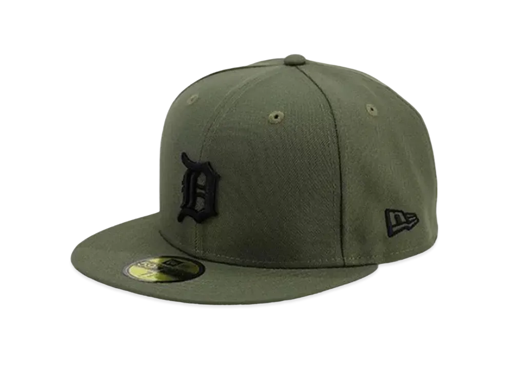 NEW ERA x THE CAP NORTHERN OLIIVE 59Fifty Detroit Tigers "Olive"