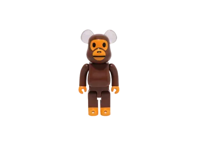 A BATHING APE x Bearbrick Baby Milo Ear Clear Ver. 400%