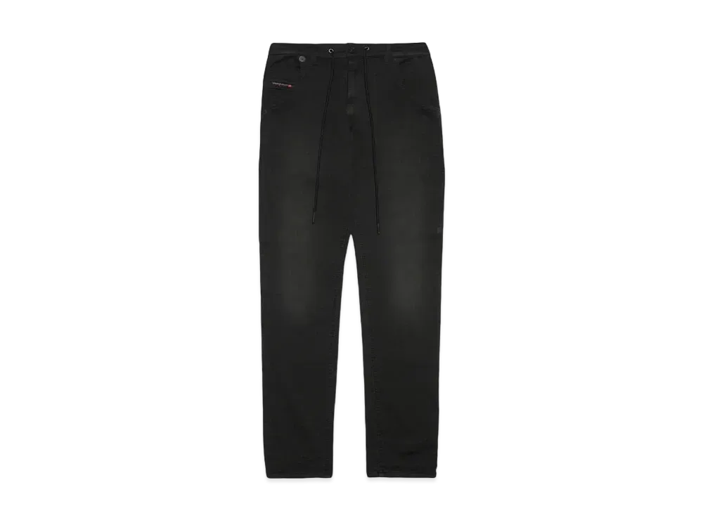 DIESEL Tapered Krooley Joggjeans "BLACK/DARK GRAY"
