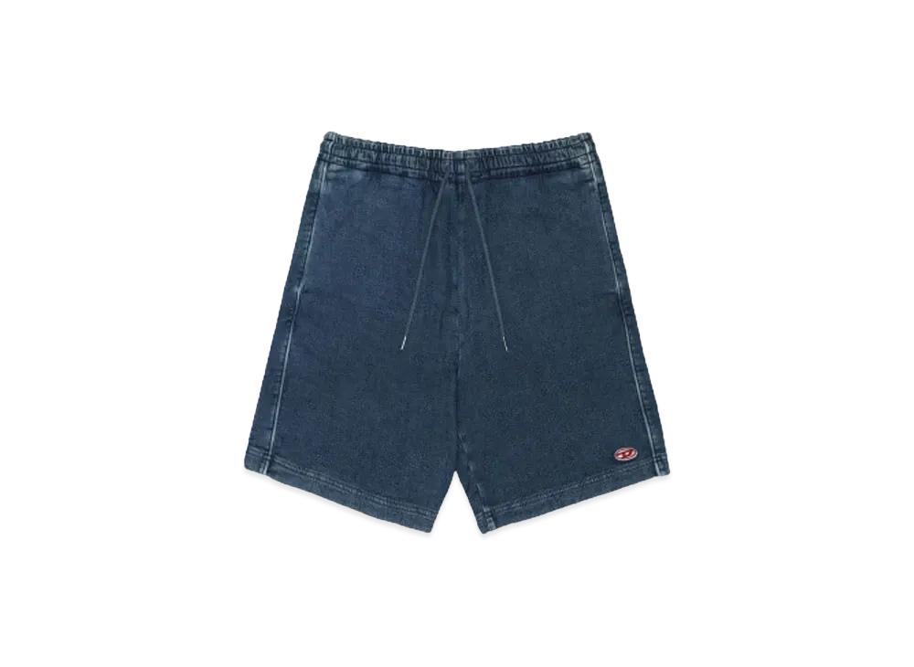 DIESEL D-Boxy Track Denim Shorts "MEDIUM BLUE"