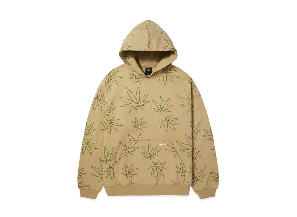 HUF Plantlife Fleece Hoodie "Oatmeal"