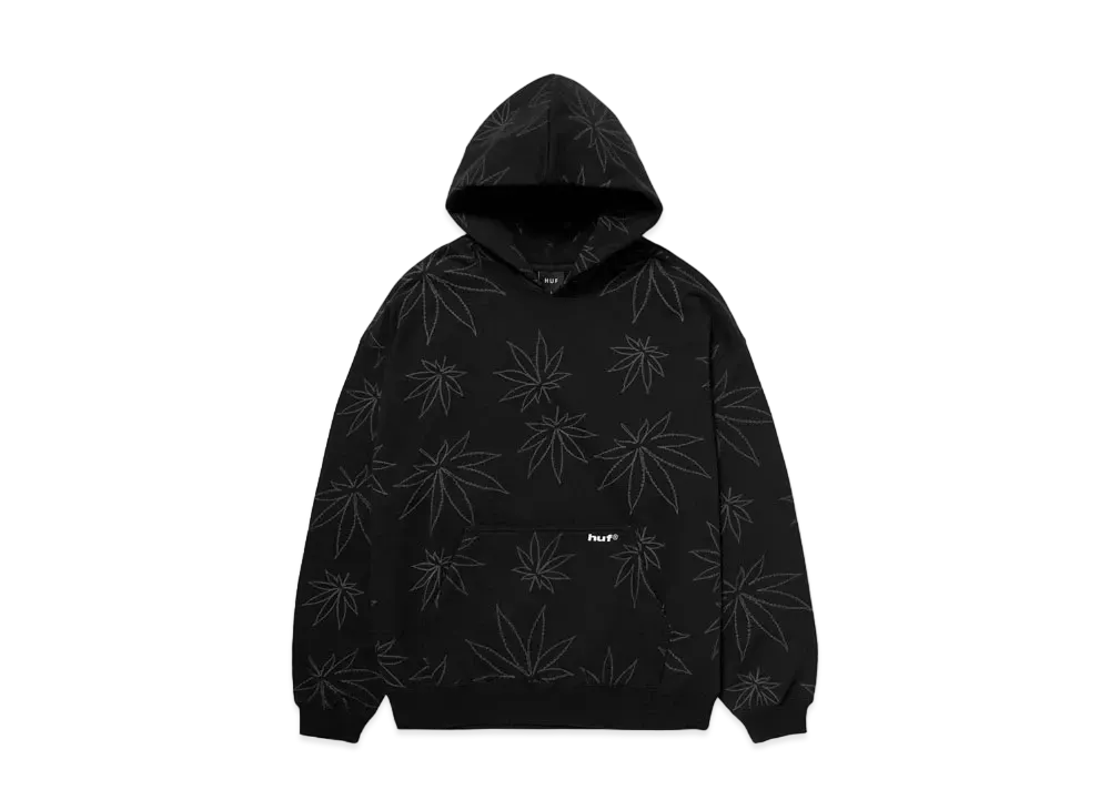 HUF Plantlife Fleece Hoodie "Black"
