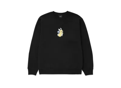 HUF Bad Hare Day Crew "Black"