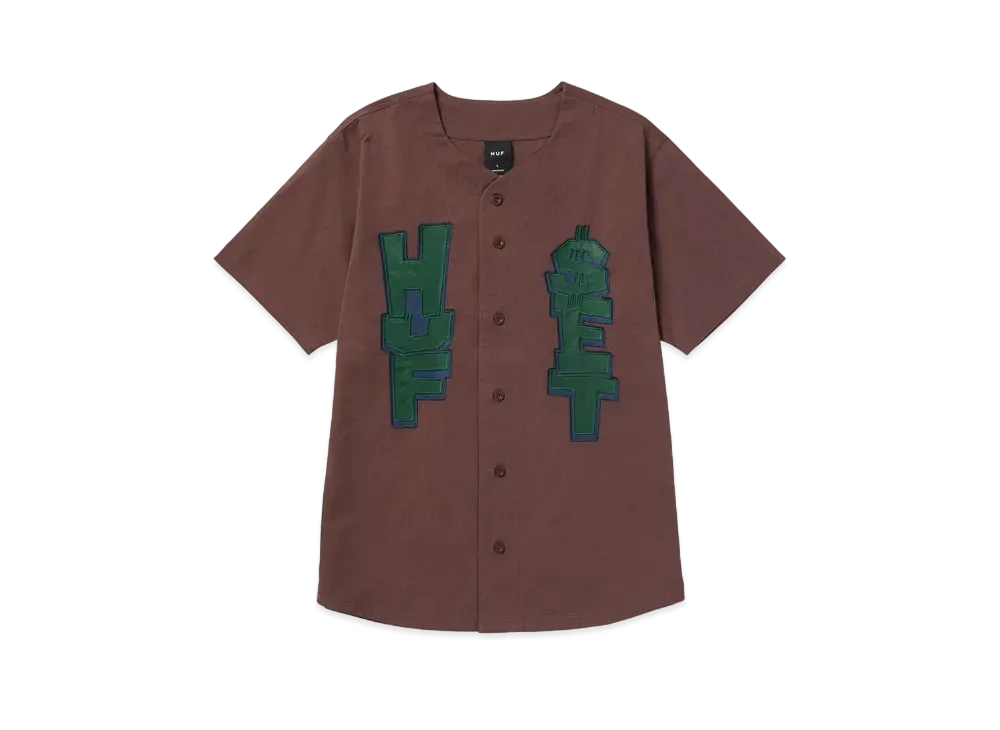 HUF Huf Team Baseball Jersey "Eggplant"