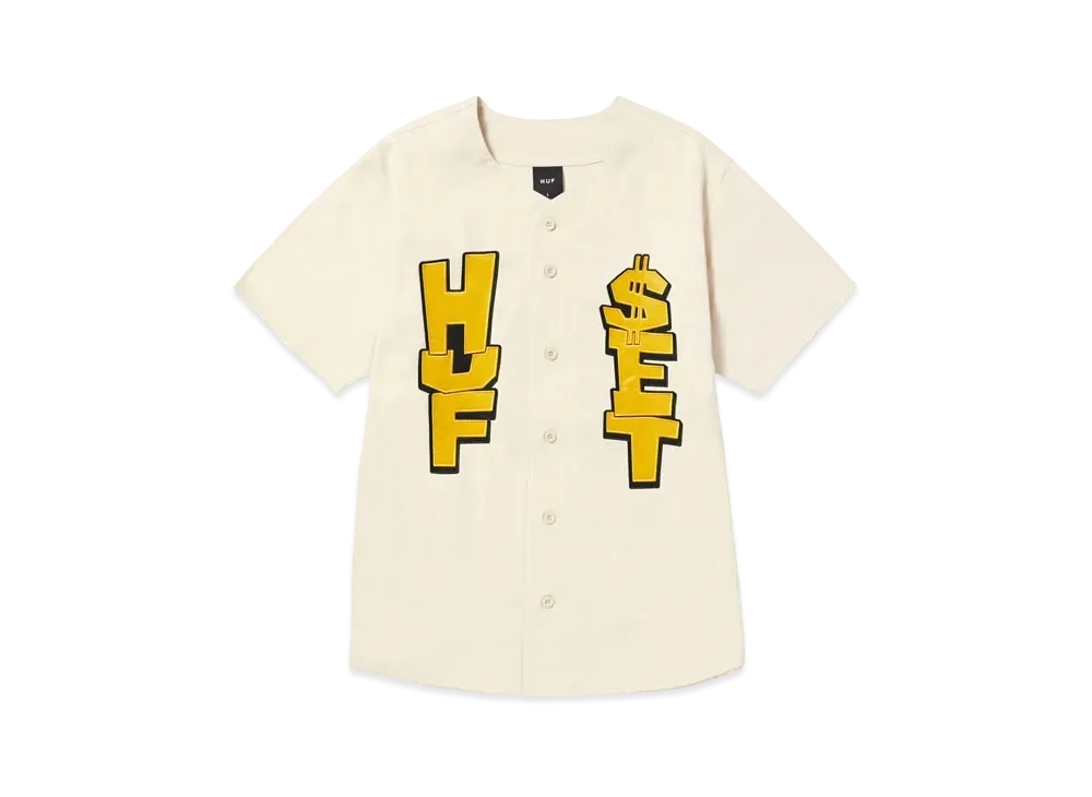 HUF Huf Team Baseball Jersey "Bone"