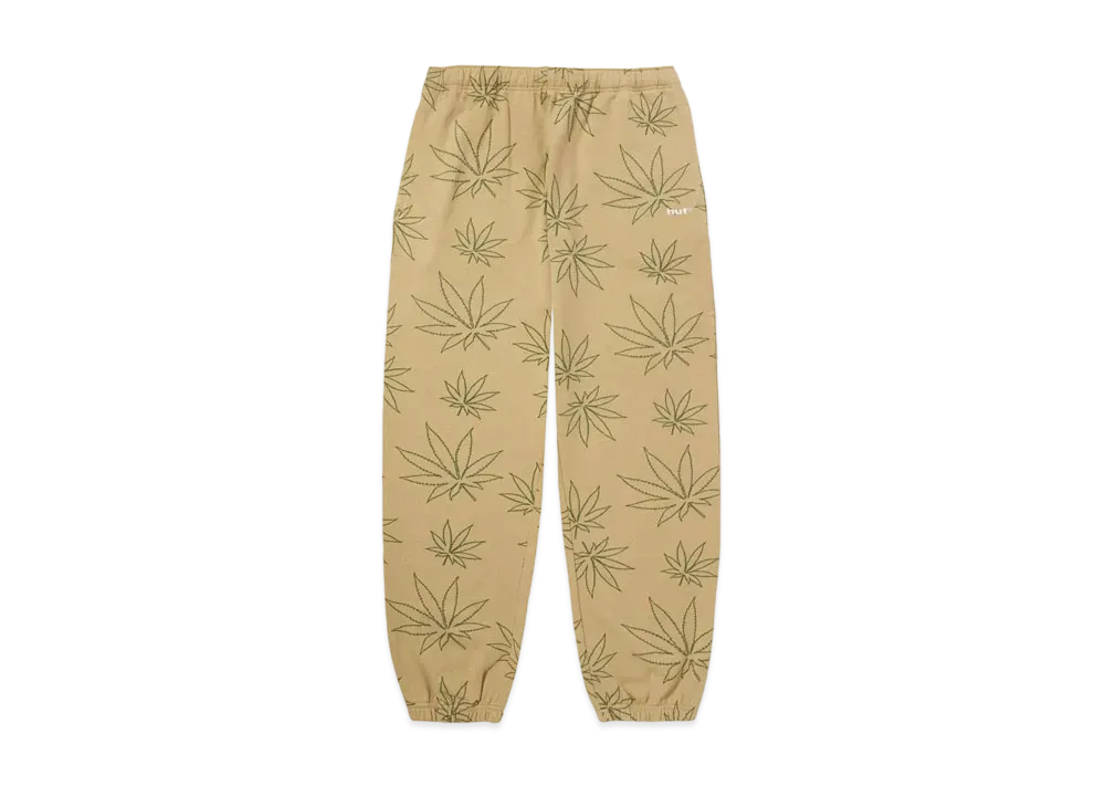 HUF Plantlife Fleece Pant "Oatmeal"