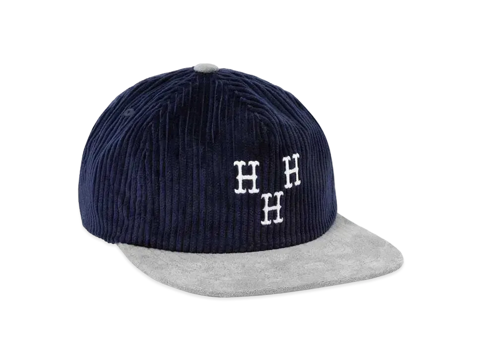 HUF Hat Trick Snapback Hat "Navy"