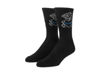 HUF Love Sucks Crew Socks "Black"