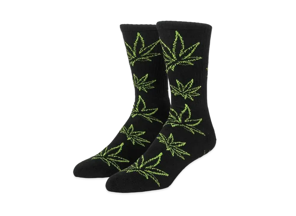 HUF Outline Plantlife Socks "Black"