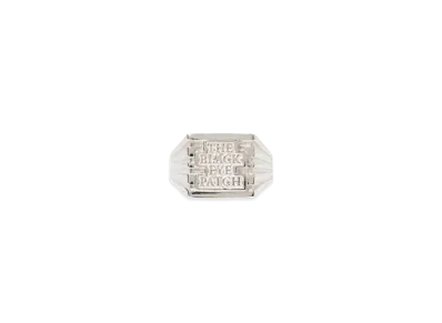 Black Eye Patch OG Label Silver Pinky Ring "Silver"