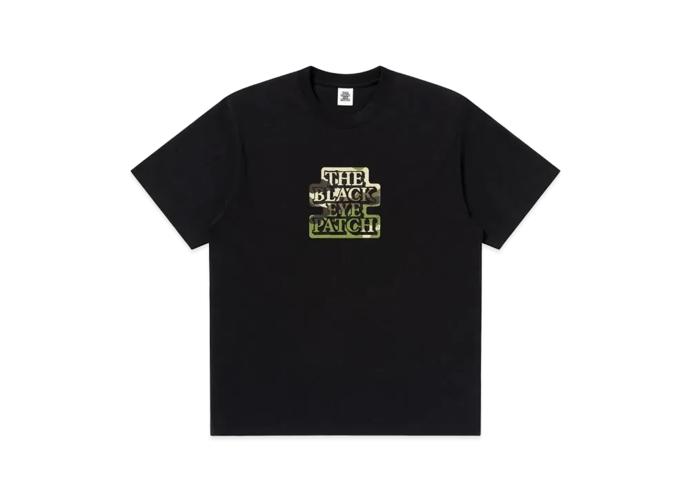 Black Eye Patch Camouflage OG Label Tee "Black"