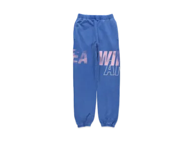 WIND AND SEA SEA (P-Dye) Sweat Pants "Blue Peach"