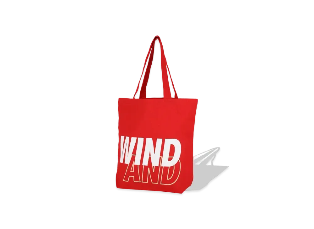 WIND AND SEA SEA Tote Bag "Red"