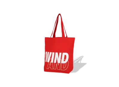WIND AND SEA SEA Tote Bag "Red"