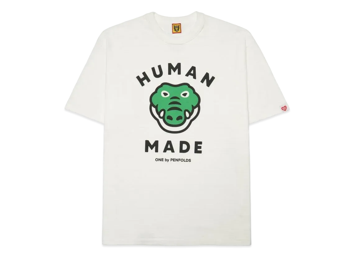 HUMAN MADE One By Penfolds Crocodile T-Shirt "White"
