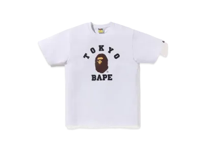 A BATHING APE City Tee Tokyo College "White"