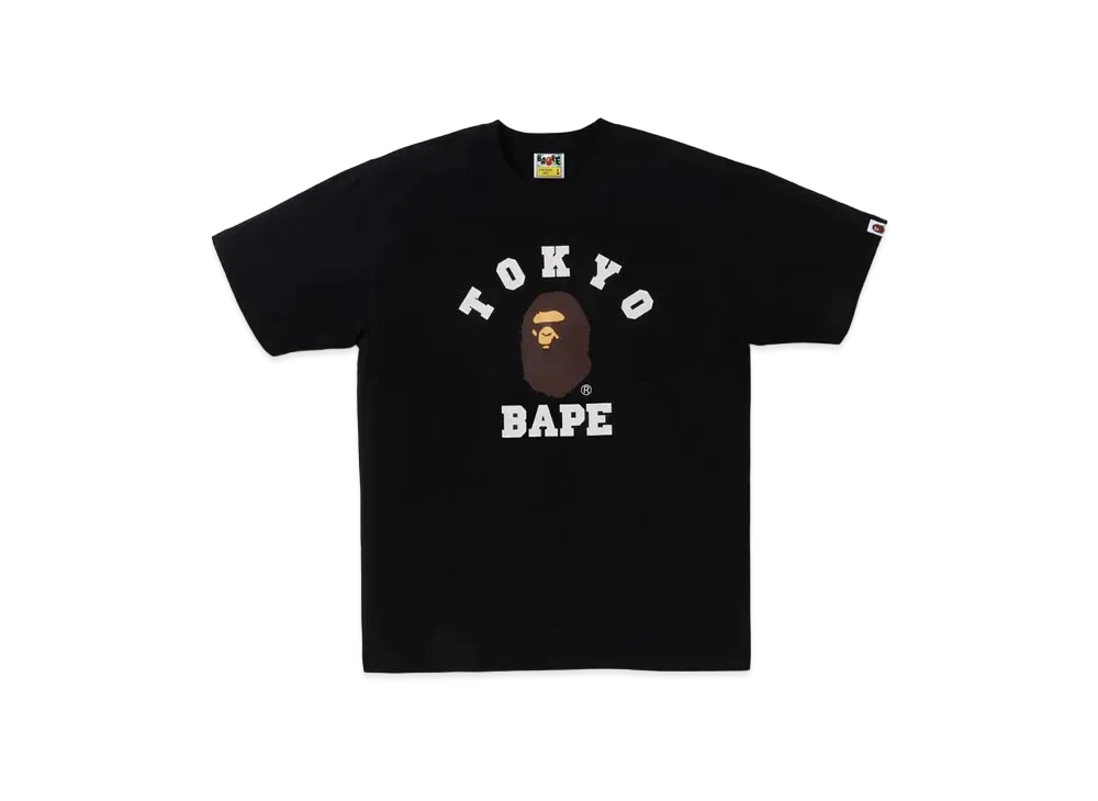 A BATHING APE City Tee Tokyo College "Black"