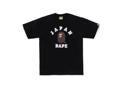 A BATHING APE City Tee Japan College "Black"