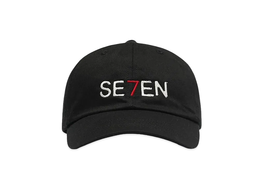 SE7EN x F-LAGSTUF-F COTTON CAP "BLACK"
