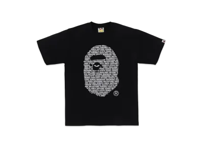 A BATHING APE Japan Ape Head Tee "Black"