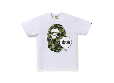 A BATHING APE City Tee Tokyo Big Ape Head "White"