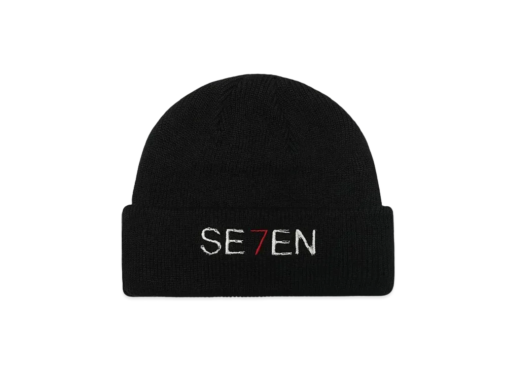 SE7EN x F-LAGSTUF-F BEANIE "BLACK"