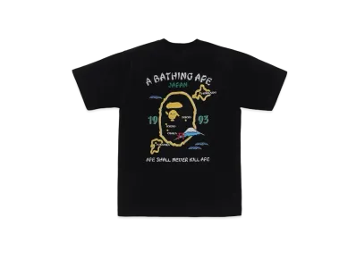A BATHING APE Japan Souvenir Tee #2 "Black"