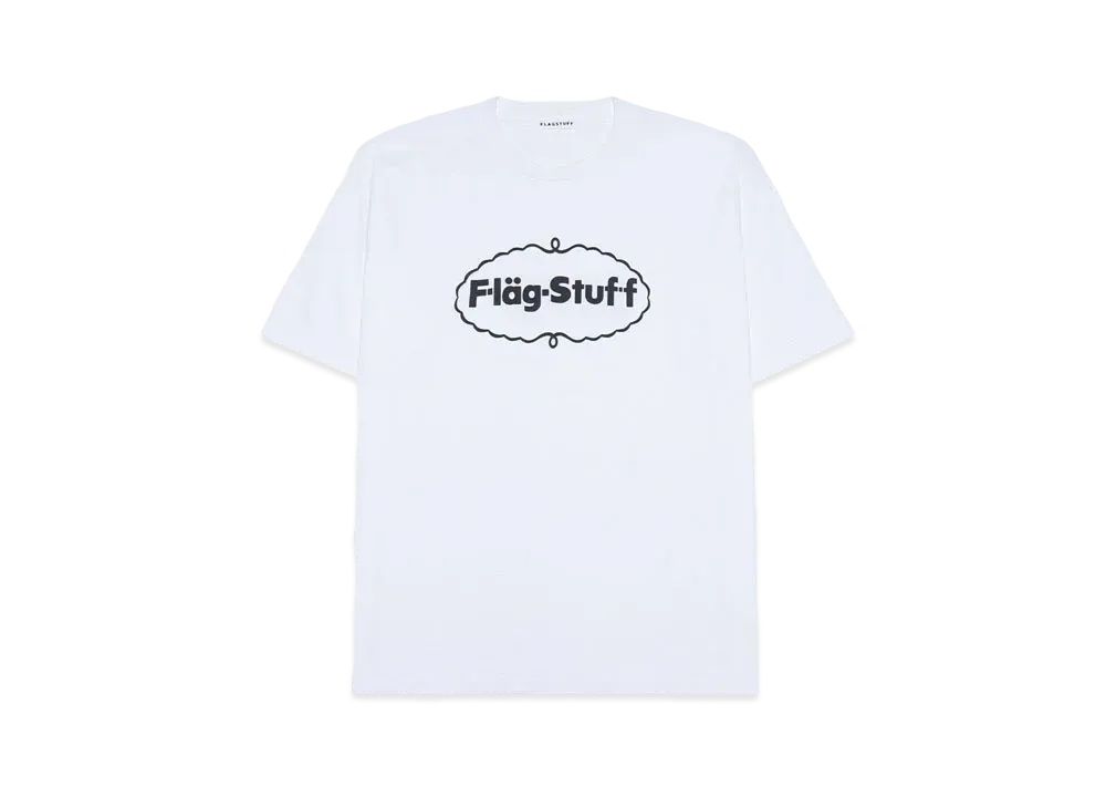 F-LAGSTUF-F ice logo tee "WHITE"