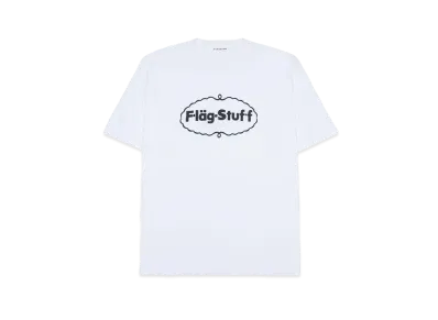 F-LAGSTUF-F ice logo tee "WHITE"