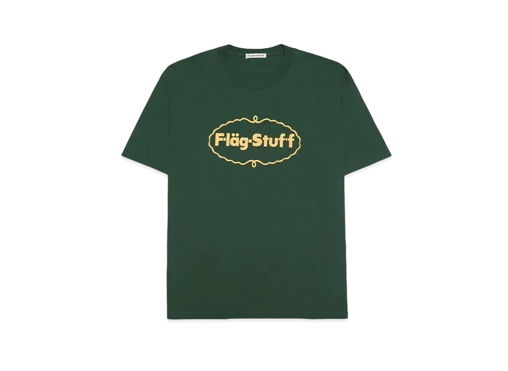F-LAGSTUF-F ice logo tee "GREEN"