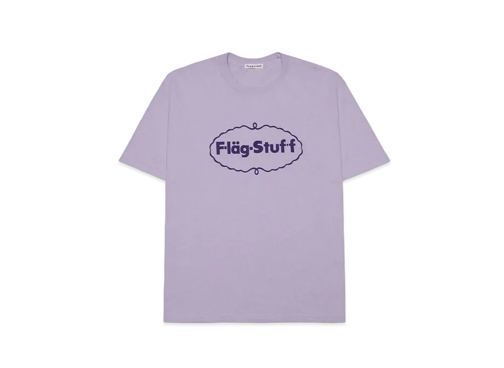F-LAGSTUF-F ice logo tee "PURPLE"