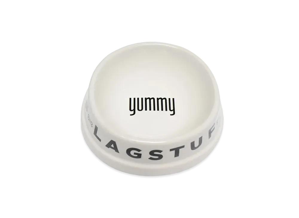 F-LAGSTUF-F DOGBOWL "WHITE"