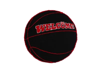 HYPE DROP x RISA Tufting Rug BASKET BALL "BLACKxRED"