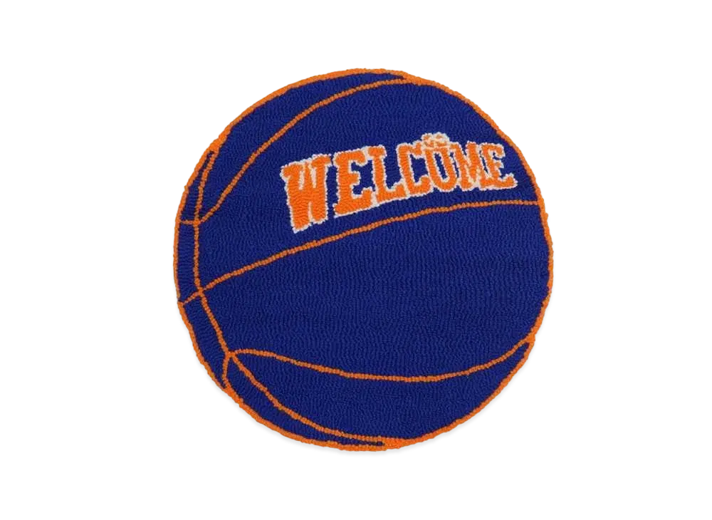 HYPE DROP x RISA Tufting Rug BASKET BALL "BLUExORANGE"