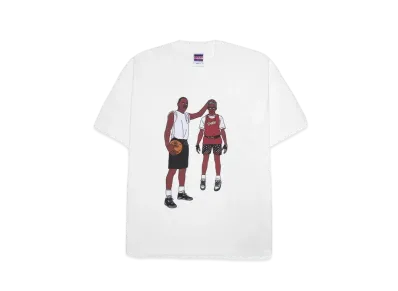 HYPE DROP x GOAT x RISA Graphic Motif TEE "WHITE"