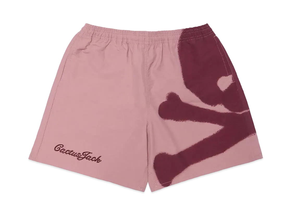 Travis Scott Cactus Jack For Mastermind Skull Shorts "Pink"