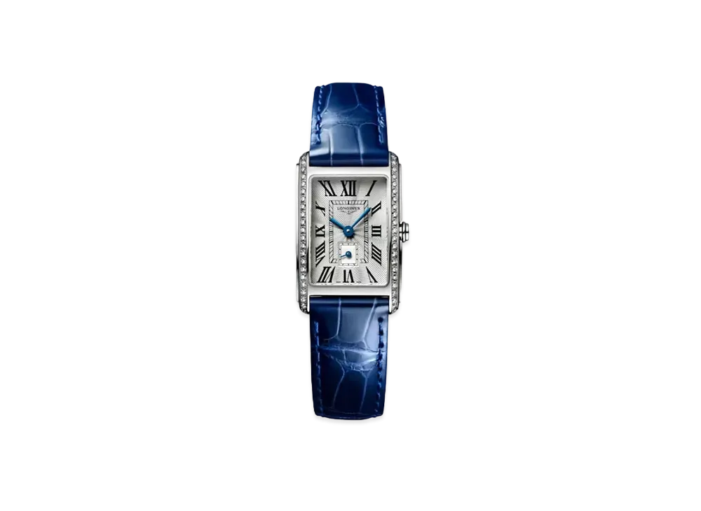 Longines Dolcevita 20.80 x 32.00 mm "Silver Franke/Stainless Steel/Blue" L5.255.0.71.7