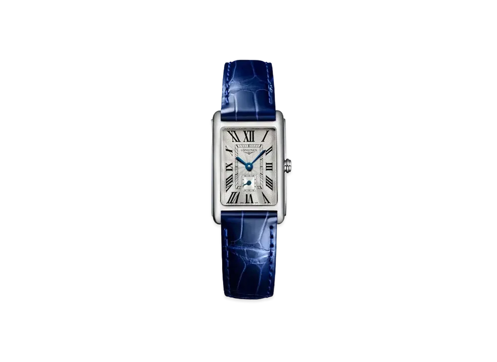 Longines Dolcevita 20.80 x 32.00 mm "Silver Franke/Stainless Steel/Blue" L5.255.4.71.7