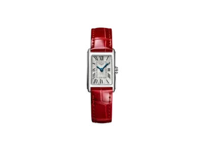 Longines Dolcevita 17.70 x 27.00 mm "Silver Franke/Stainless Steel/Red" L5.258.4.71.5