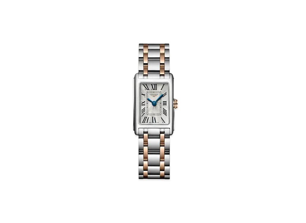 Longines Dolcevita 17.70 x 27.00 mm "Silver Franke/Stainless Steel/Pink Gold Crown" L5.258.5.71.7
